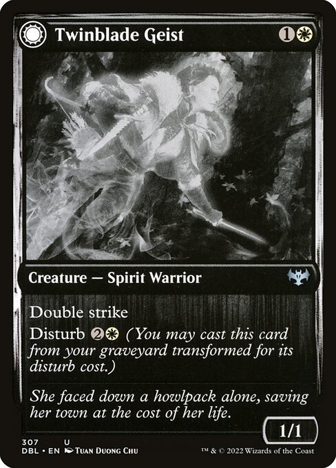 Twinblade Geist // Twinblade Invocation from Innistrad: Double Feature