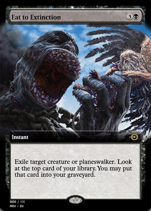 Eat to Extinction highlighted card art