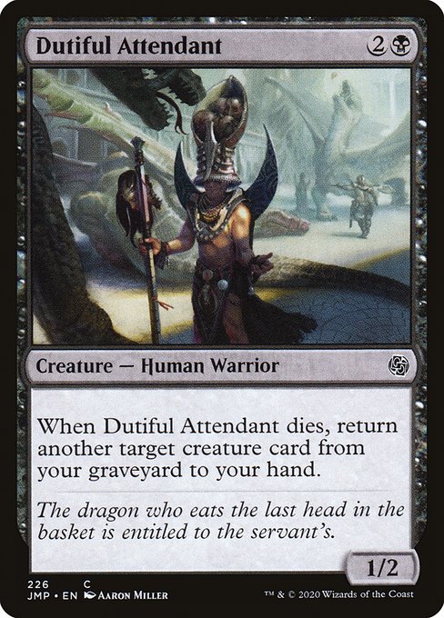 Dutiful Attendant highlighted card art