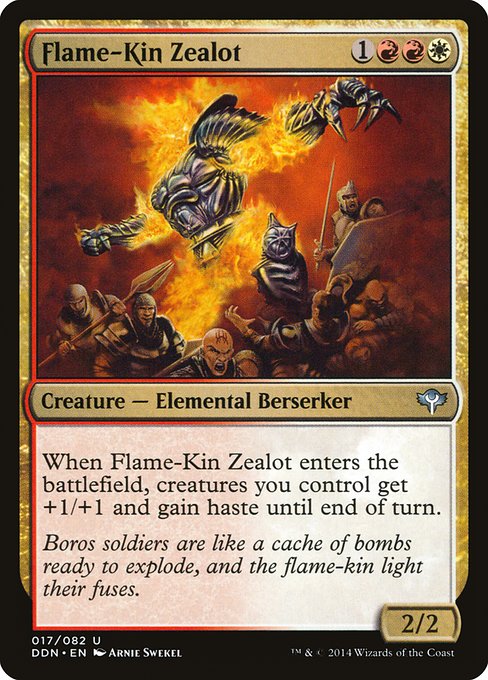 Flame-Kin Zealot from Duel Decks: Speed vs. Cunning