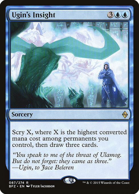 Ugin's Insight from Battle for Zendikar