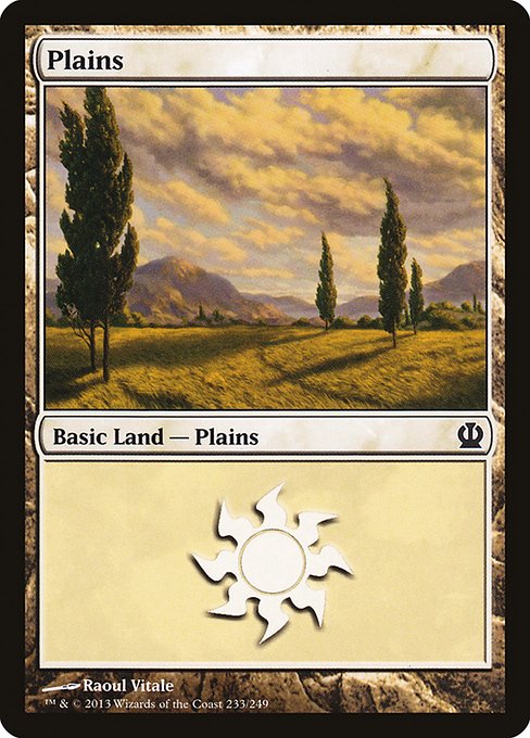 Plains from Theros
