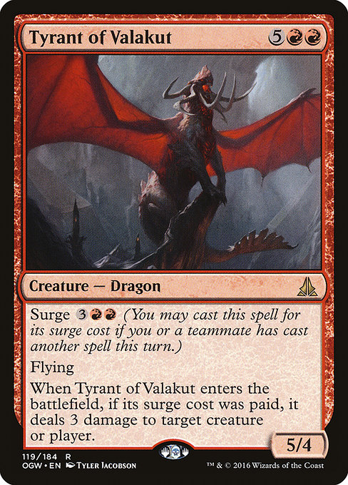 Tyrant of Valakut from Oath of the Gatewatch