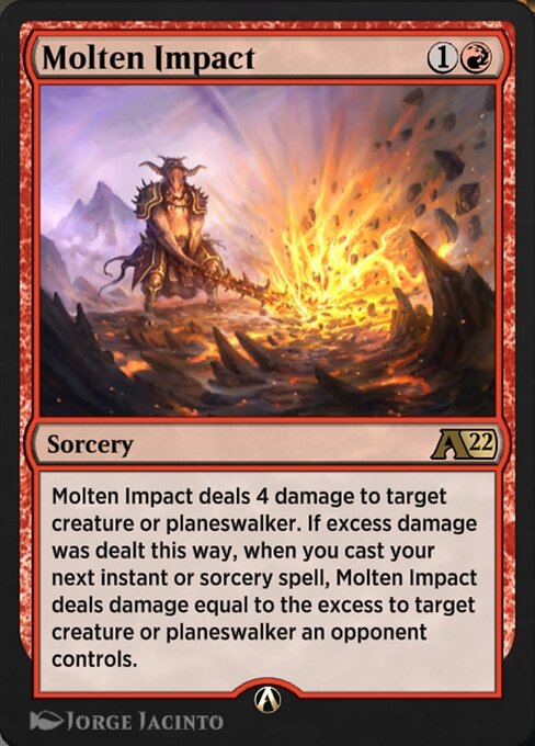 Molten Impact highlighted card art