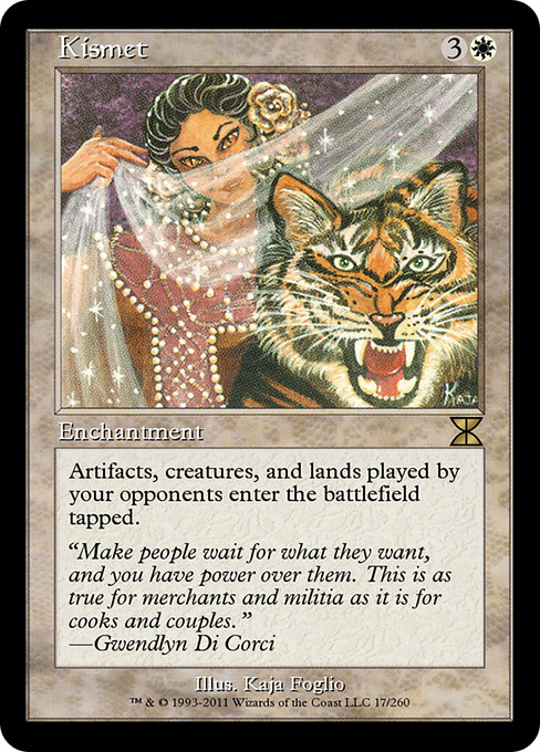 Kismet highlighted card art