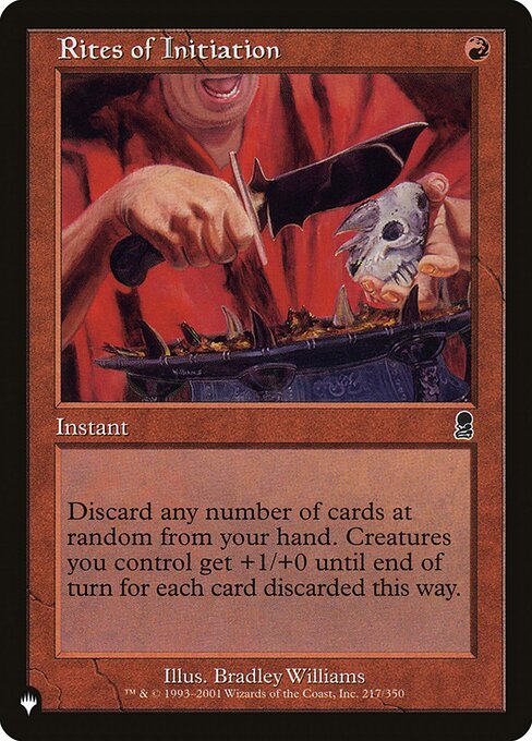 Rites of Initiation highlighted card art