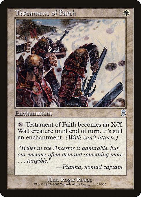 Testament of Faith highlighted card art