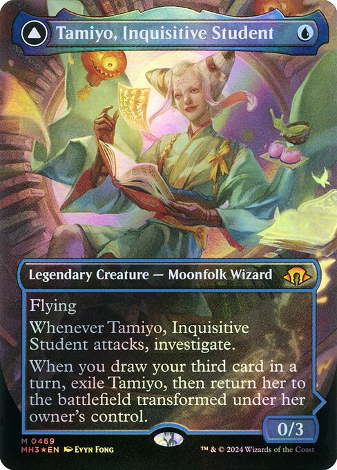 Tamiyo, Inquisitive Student // Tamiyo, Seasoned Scholar from Modern Horizons 3