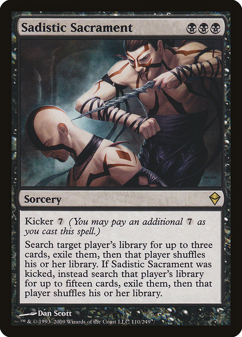 Sadistic Sacrament highlighted card art