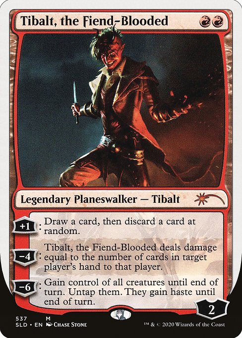 Tibalt, the Fiend-Blooded highlighted card art