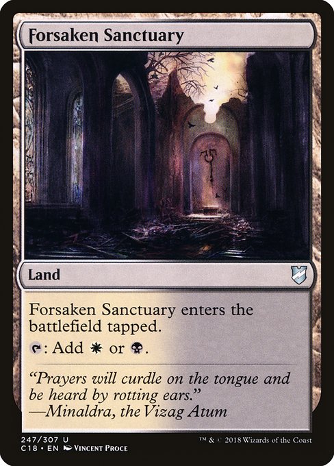 Forsaken Sanctuary from Commander 2018