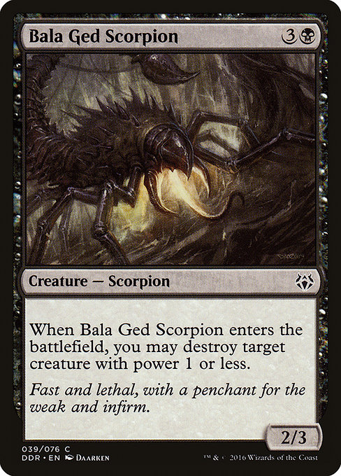 Bala Ged Scorpion from Duel Decks: Nissa vs. Ob Nixilis