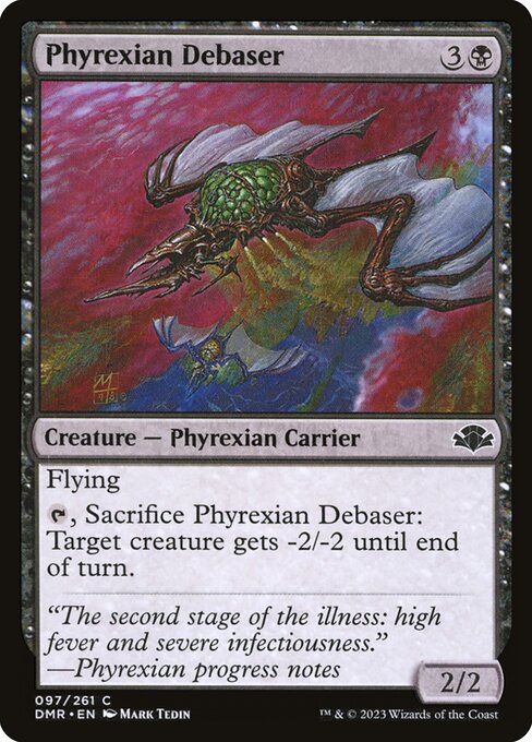 Phyrexian Debaser highlighted card art