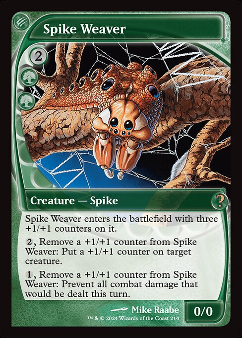 Spike Weaver highlighted card art