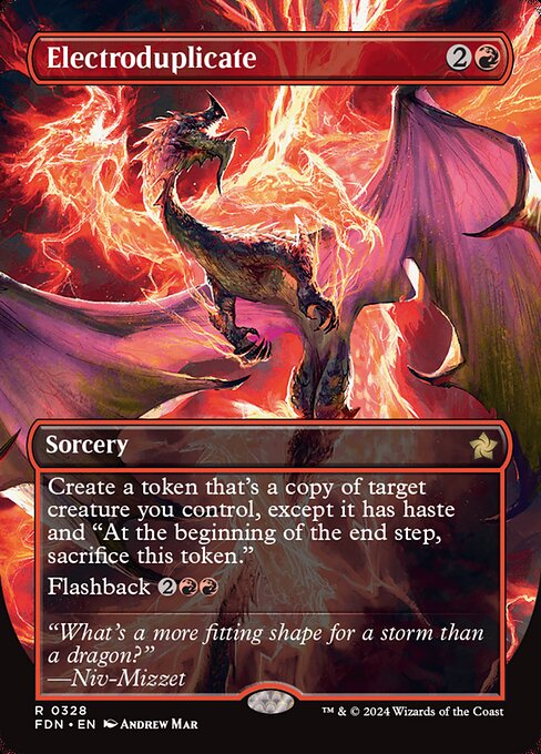 Electroduplicate from Foundations