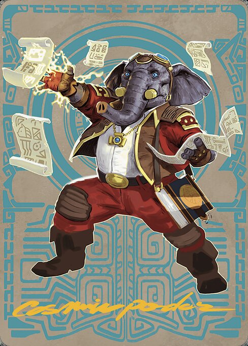 Quintorius Kand // Quintorius Kand from The Lost Caverns of Ixalan Art Series