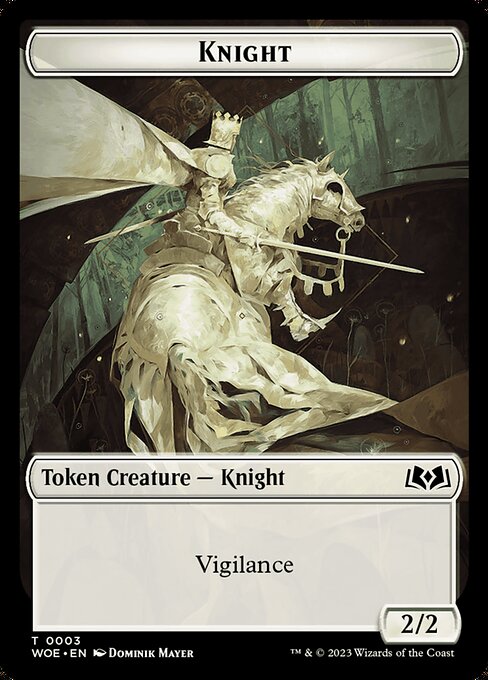 Knight highlighted card art