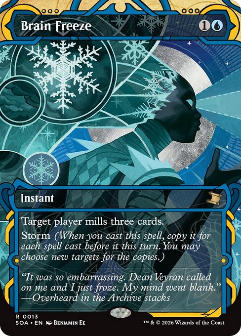 Brain Freeze from Secrets of Strixhaven Mystical Archive