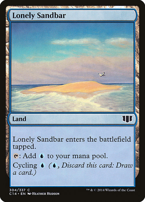 Lonely Sandbar from Commander 2014
