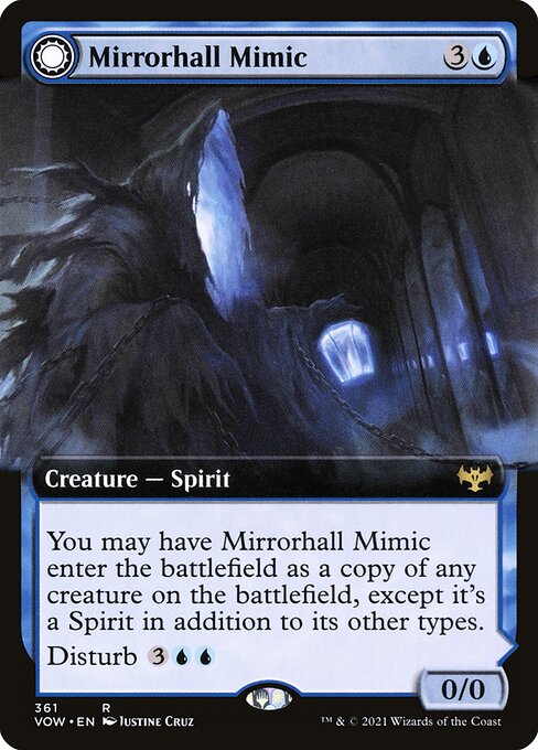 Mirrorhall Mimic // Ghastly Mimicry from Innistrad: Crimson Vow