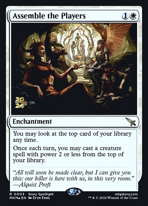 Assemble the Players from Murders at Karlov Manor Promos