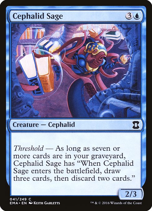 Cephalid Sage highlighted card art