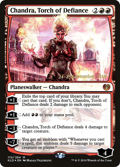 Chandra, Torch of Defiance from Kaladesh Promos