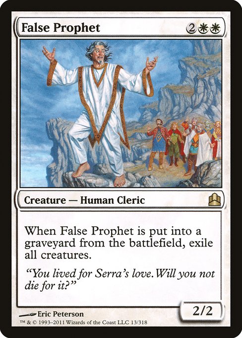 False Prophet from Commander 2011