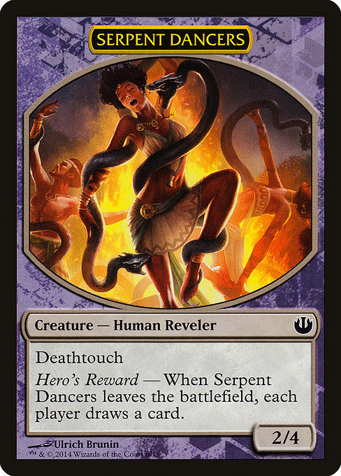 Serpent Dancers highlighted card art
