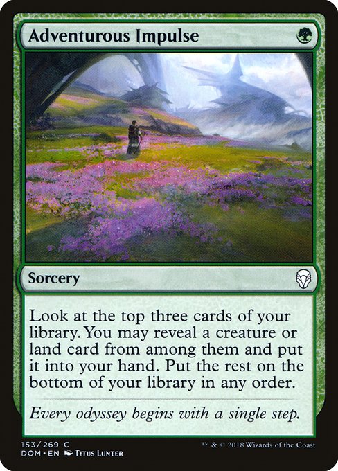 Adventurous Impulse from Dominaria