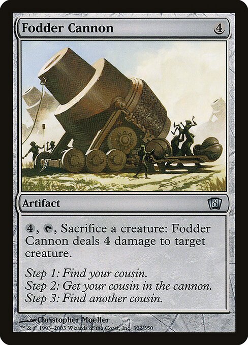 Fodder Cannon from Eighth Edition