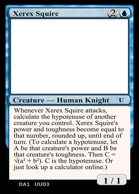 Xerex Squire highlighted card art