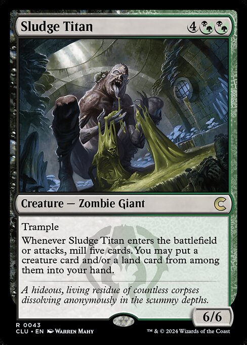 Sludge Titan highlighted card art