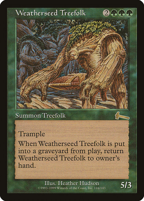 Weatherseed Treefolk from Urza's Legacy