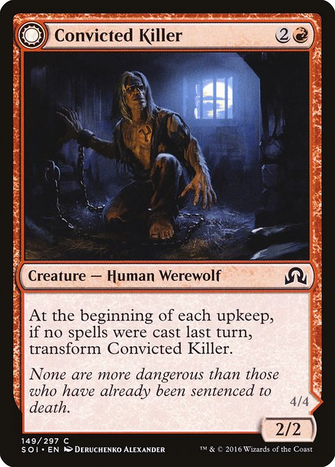 Convicted Killer // Branded Howler from Shadows over Innistrad