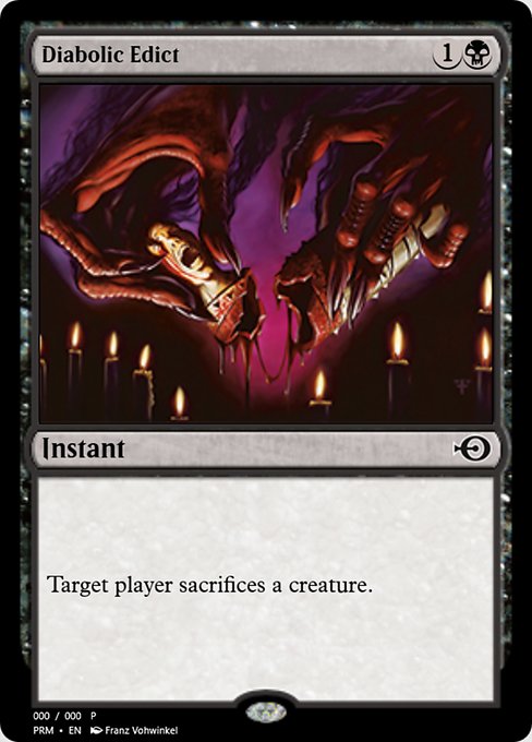Diabolic Edict from Magic Online Promos