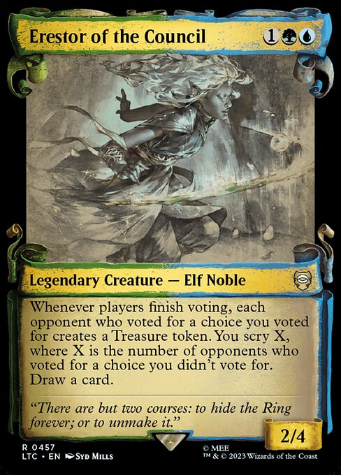 Erestor of the Council highlighted card art