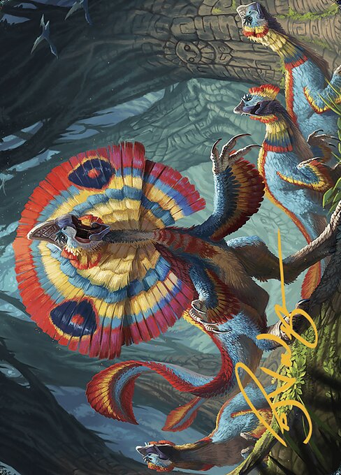 Sunfrill Imitator // Sunfrill Imitator from The Lost Caverns of Ixalan Art Series
