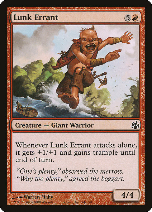 Lunk Errant highlighted card art