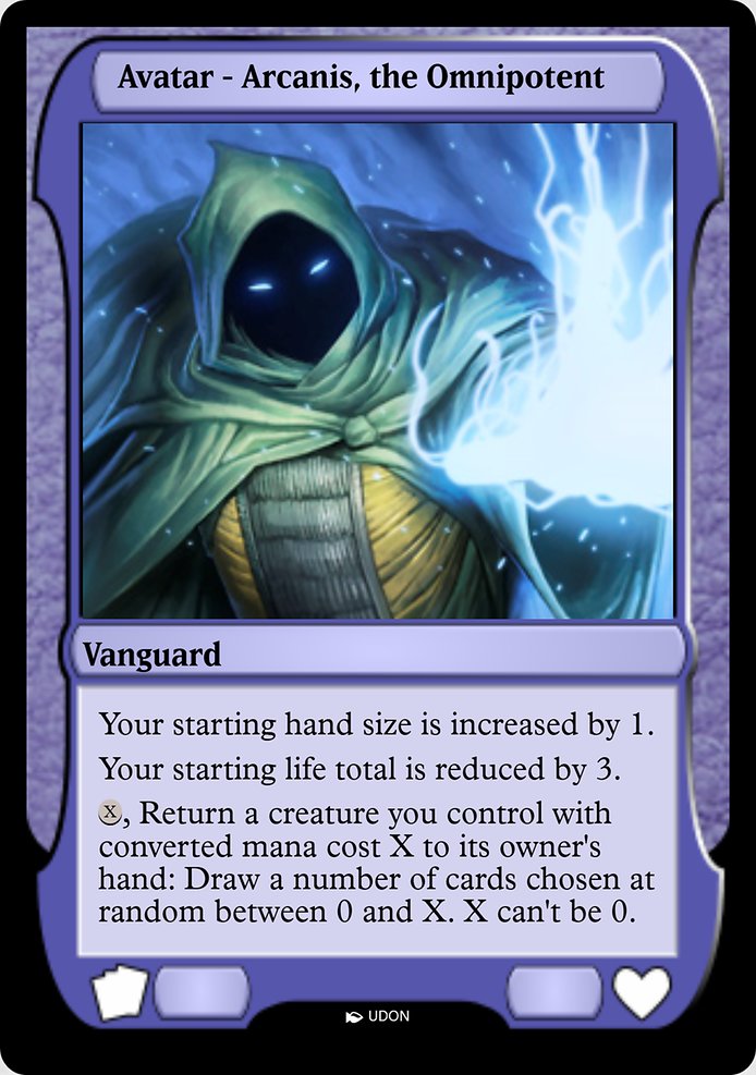 Arcanis, the Omnipotent Avatar highlighted card art