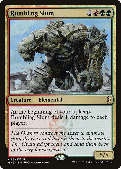 Rumbling Slum highlighted card art