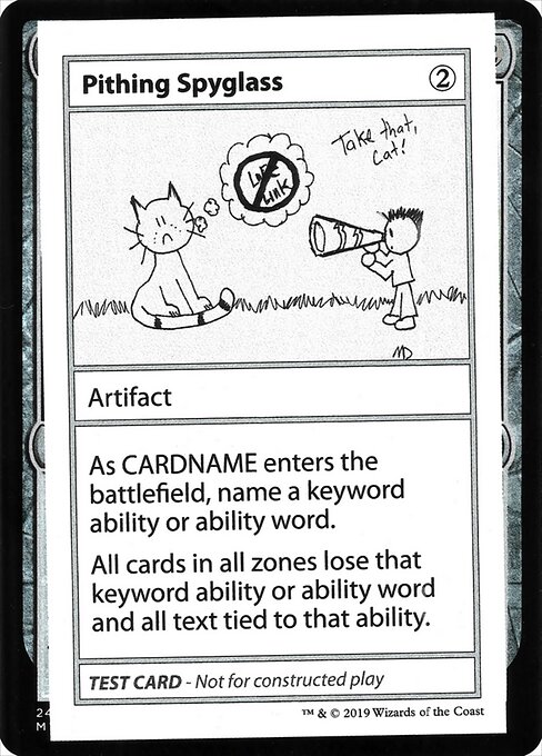 Pithing Spyglass highlighted card art