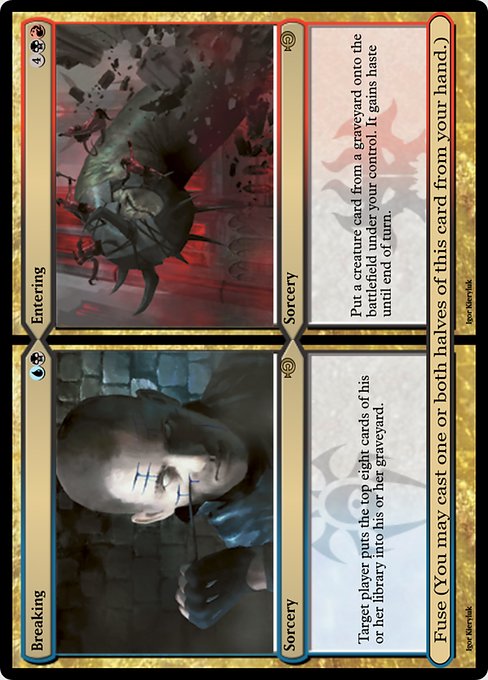 Breaking // Entering highlighted card art