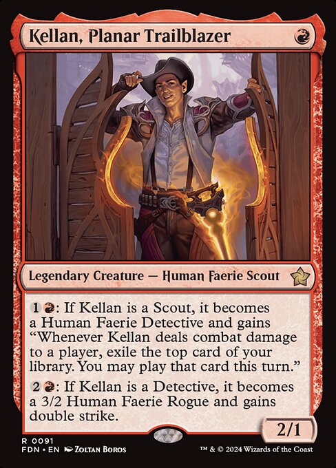 Kellan, Planar Trailblazer from Foundations