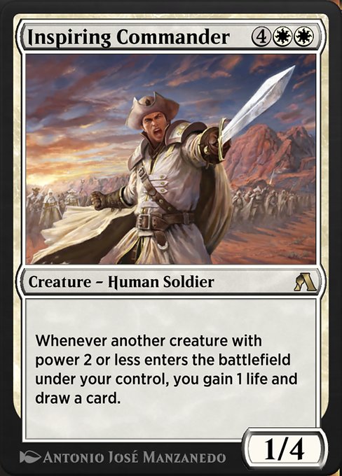Inspiring Commander highlighted card art