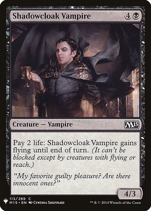 Shadowcloak Vampire highlighted card art