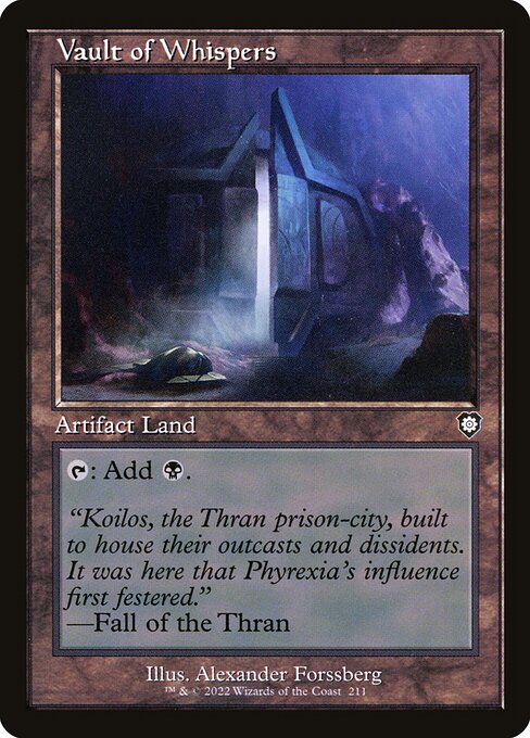 Vault of Whispers from The Brothers' War Commander