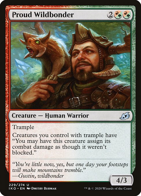 Proud Wildbonder highlighted card art