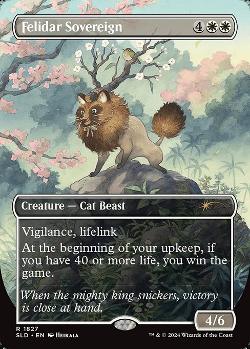 Felidar Sovereign highlighted card art