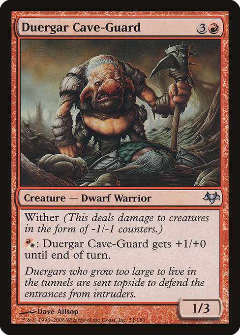 Duergar Cave-Guard highlighted card art